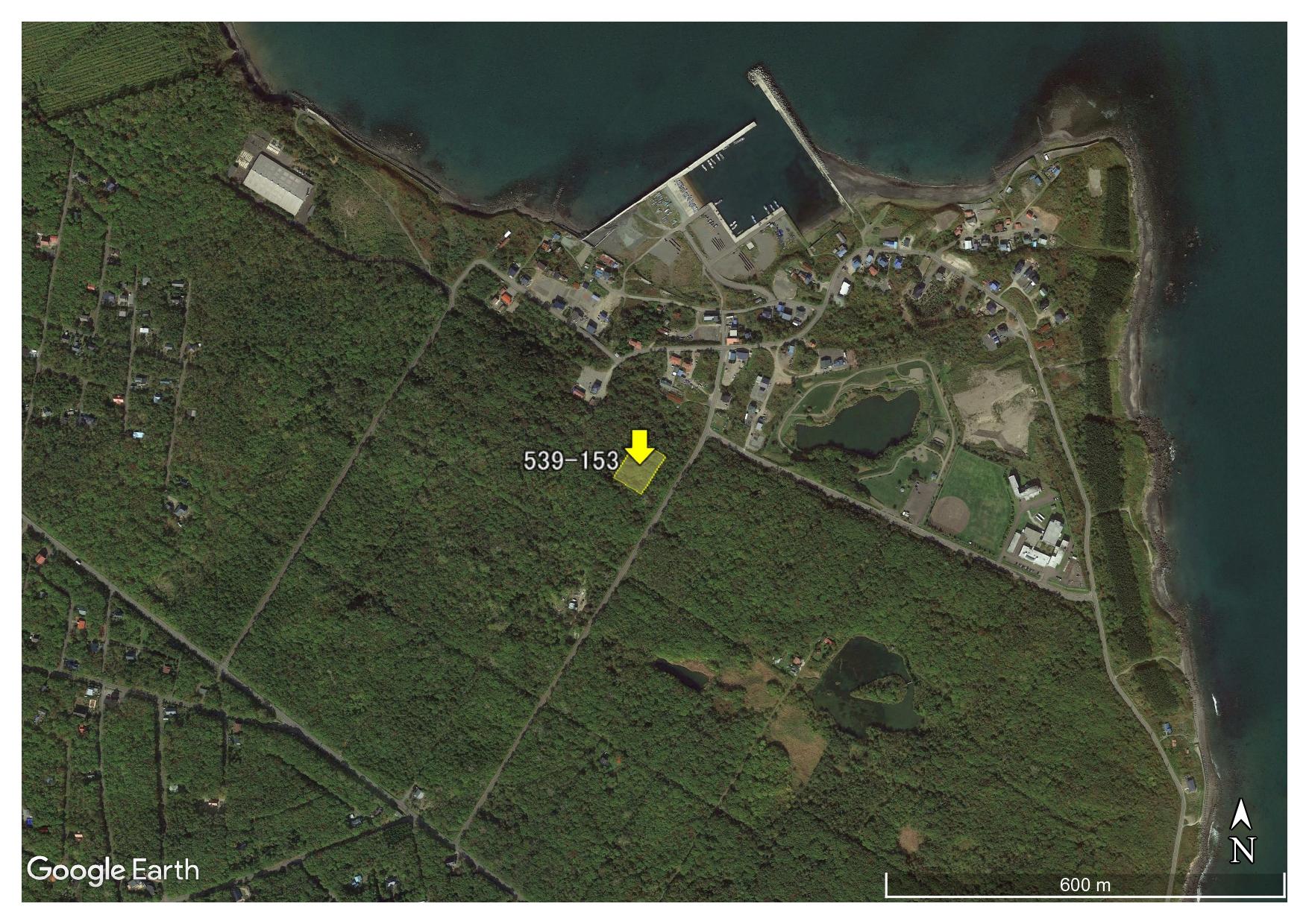 鹿部町字本別 3,305㎡・498万円